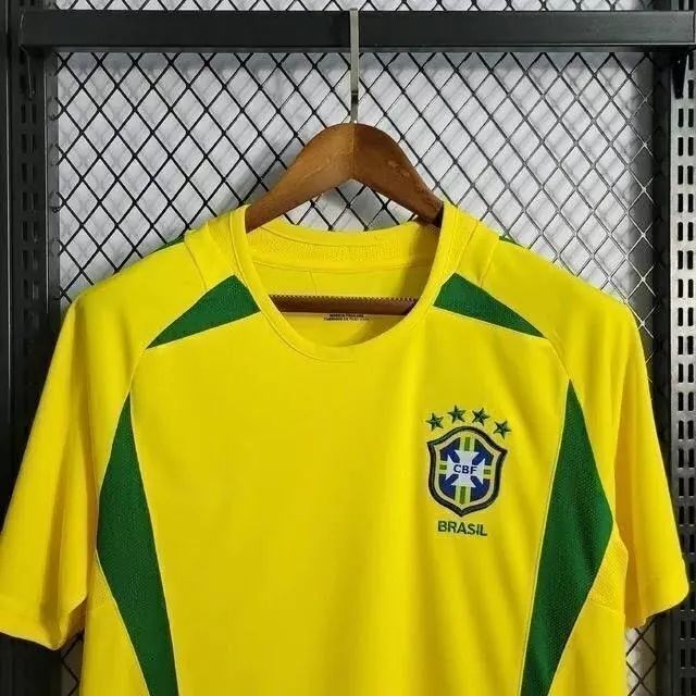 Camisa Brasil 2002 retrô GG - Foto 4
