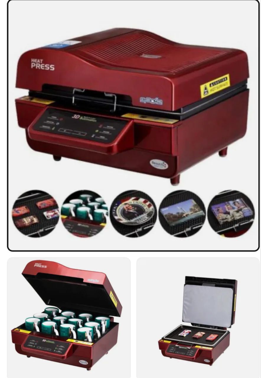 3Dヒートプレス機　昇華熱プレス機　ST-3042 Máquina de prensa térmica 3D vácuo ST-3042 sublimaçã/ impressão