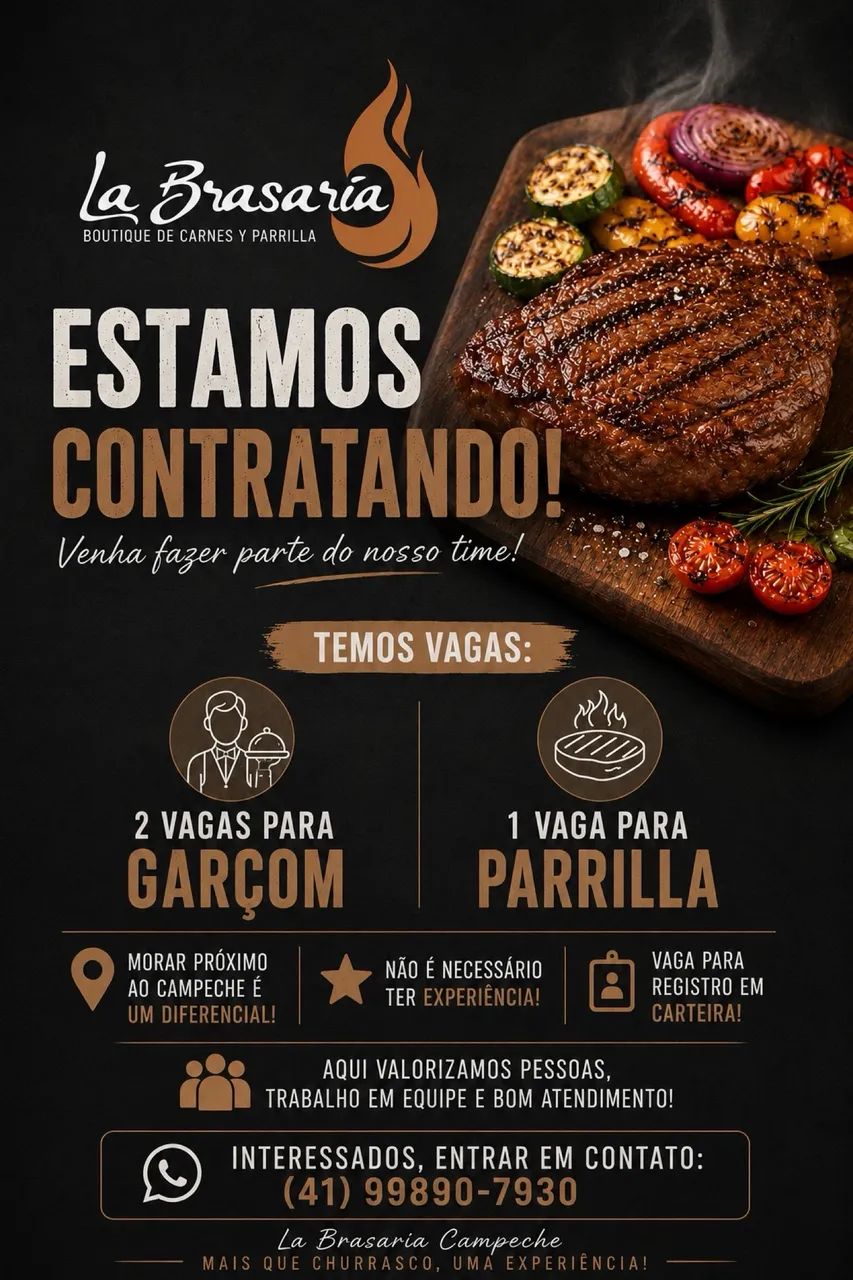 ESTAMOS CONTRATANDO!!