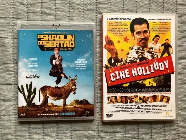o shaolin do sertão + cine holliúdy (bluray + dvd) raríssimos
