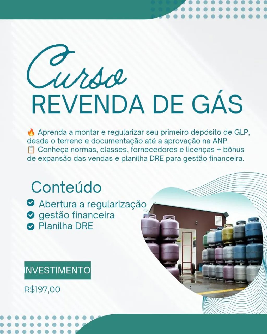 Curso de revenda de gás