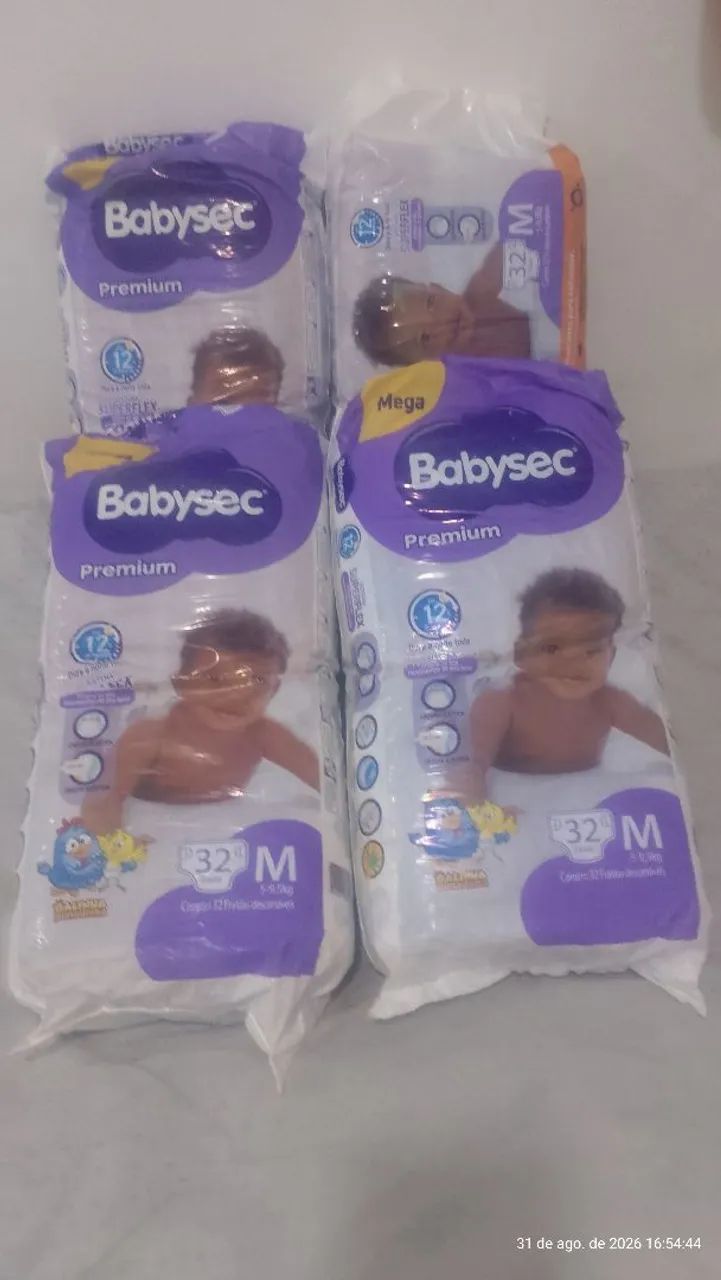 fraldas tamanho M Premium validade 2028 - Foto 2