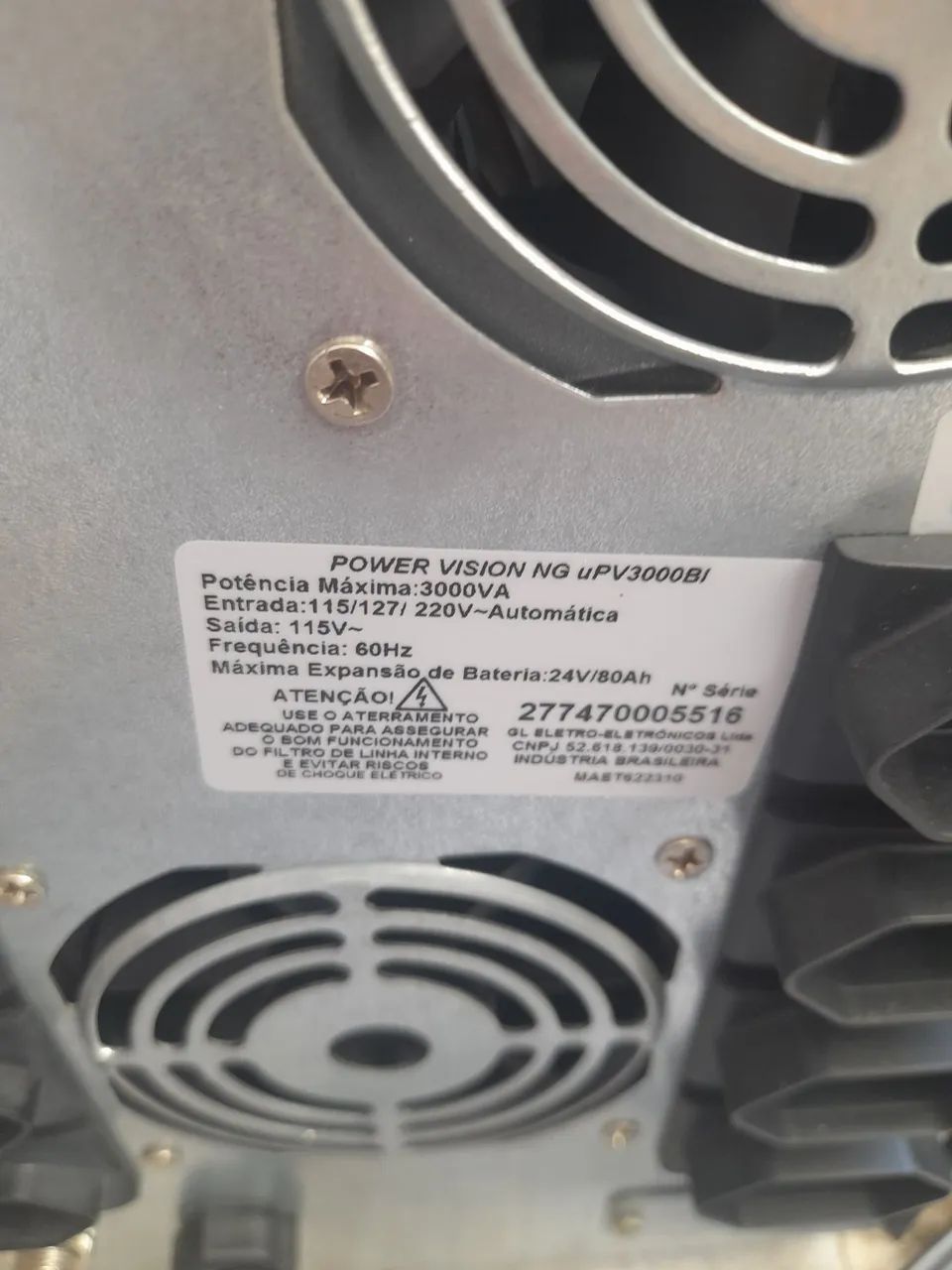 No break SMS Power Vision Upv 3000 Bi 27747 3000VA - Foto 3