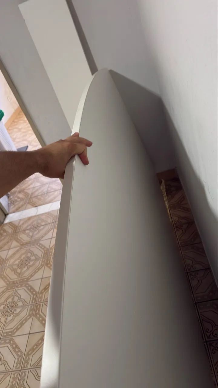 Mesa Grande (2,45m) - MDF Branca - Oportunidade! - Foto 5