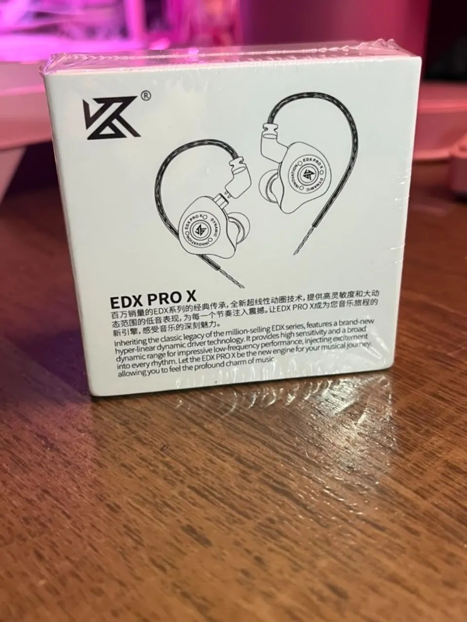 Fone KZ EDX Pro X Tipo C, Branco c/ mic - Foto 2