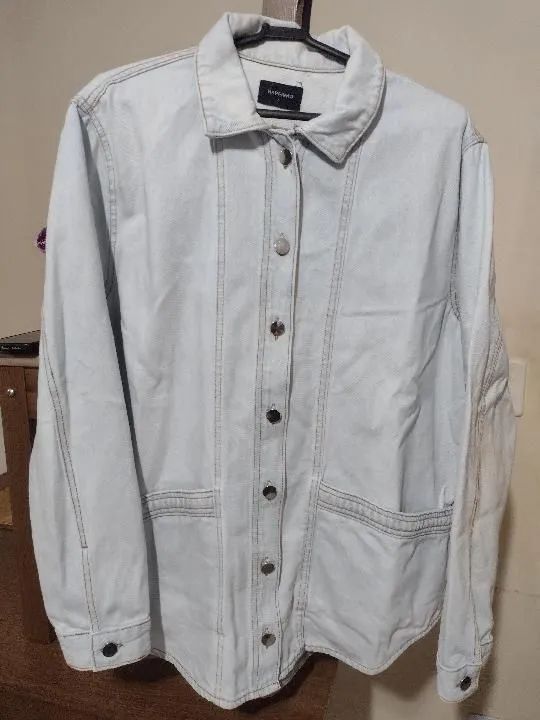 Jaqueta Jeans Azul Marfinno Feminina (G)