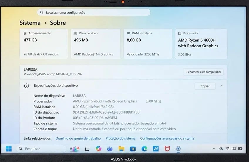 ASUS - Vivobook M1502IA