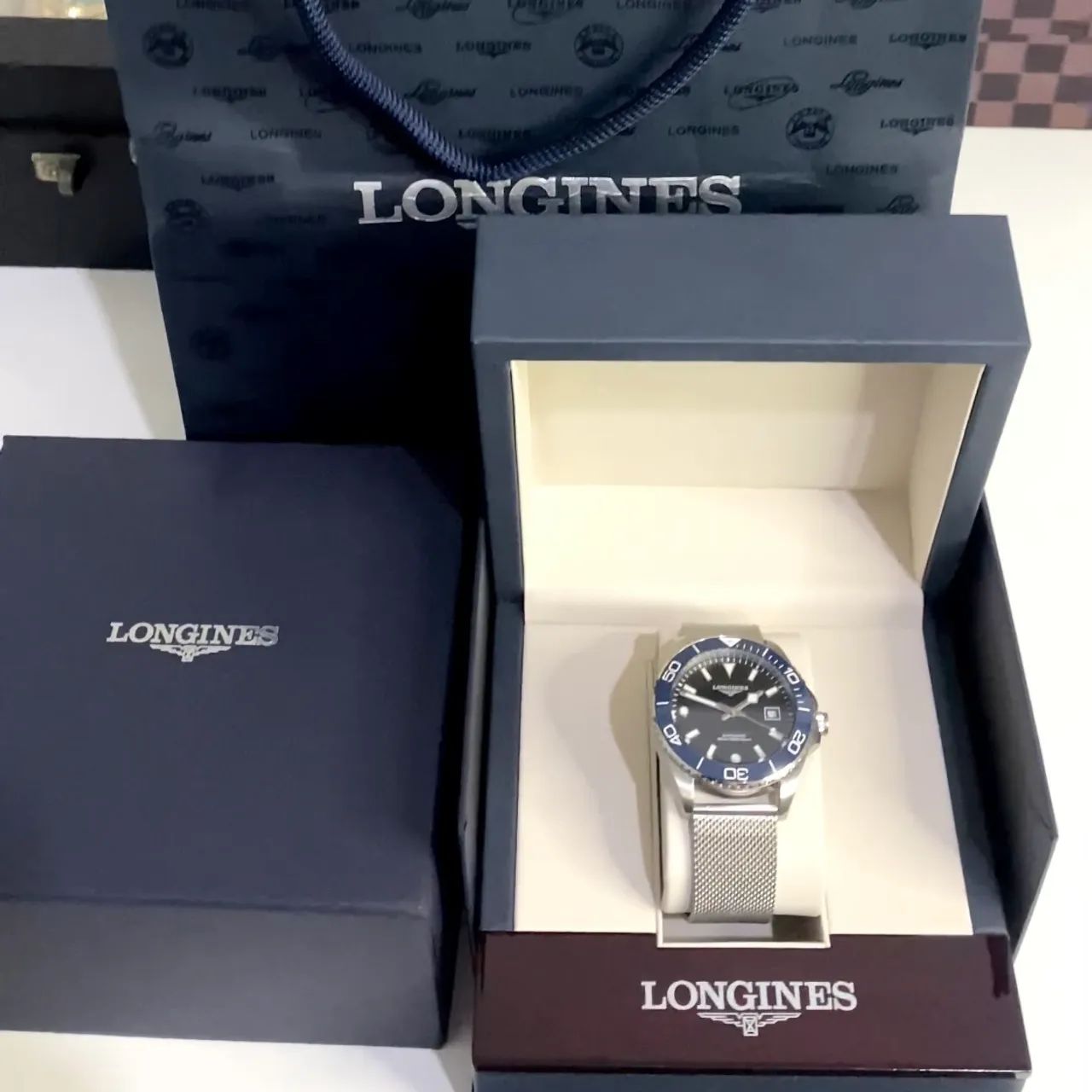 Relógio longines automático hidroconquest novo + caixa  - Foto 2