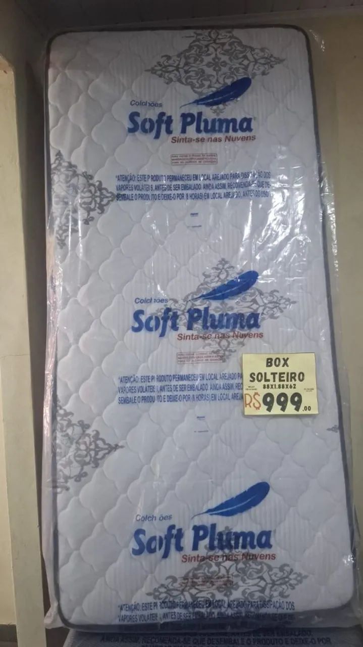 Cama Box Solteiro Colchão Molas Ensacadas Nova Com Entrega Grátis  - Foto 4