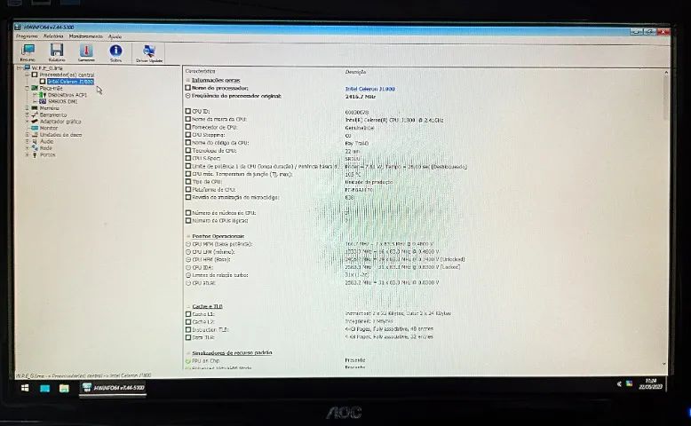 PLACA MÃE MINI ITX DATEN DT1800Z INTEL CELERON - Foto 5
