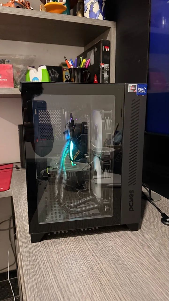 VENDO PC GAMER COMPLETO COM CAIXA DE TODOS OS COMPONENTES  - Foto 3