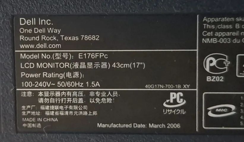 Monitor Dell Quadrado 17 Polegadas. Venda exclusiva para Indaiatuba/SP - Foto 3