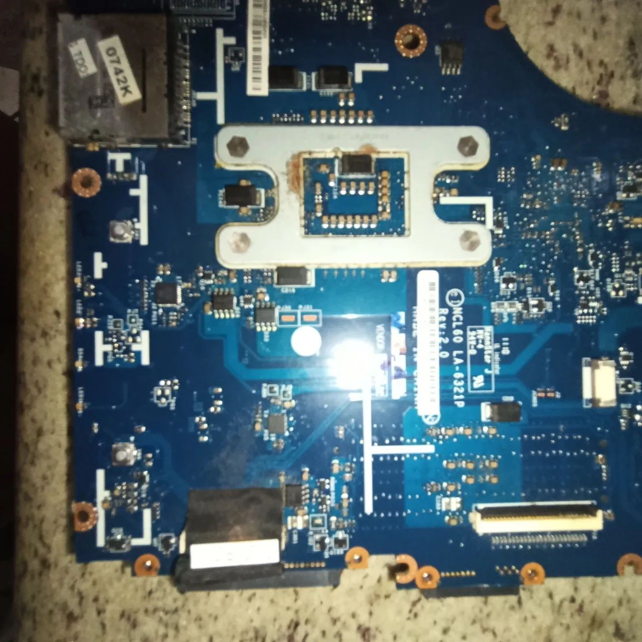 Placa mãe do notebook NCL-60 com processador Intel i5-450m - Foto 2