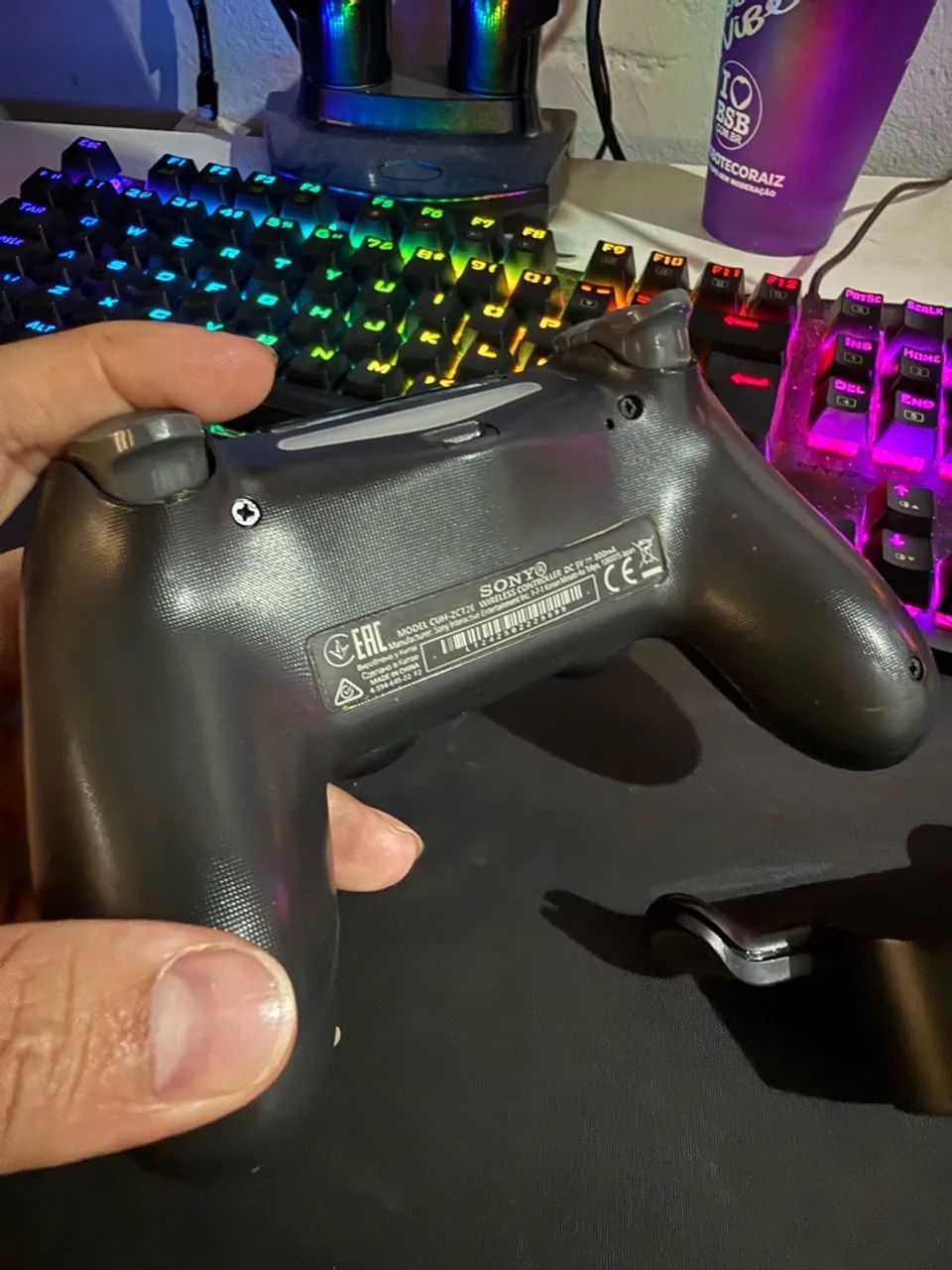 Controle ps4 com paddle e receptor Bluetooth  - Foto 2
