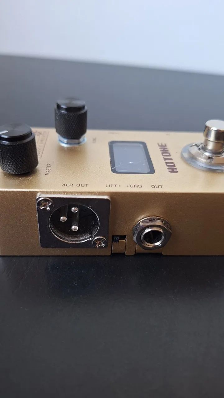 Omni Hotone Ac acoustic simulator dourado - Instrumentos musicais