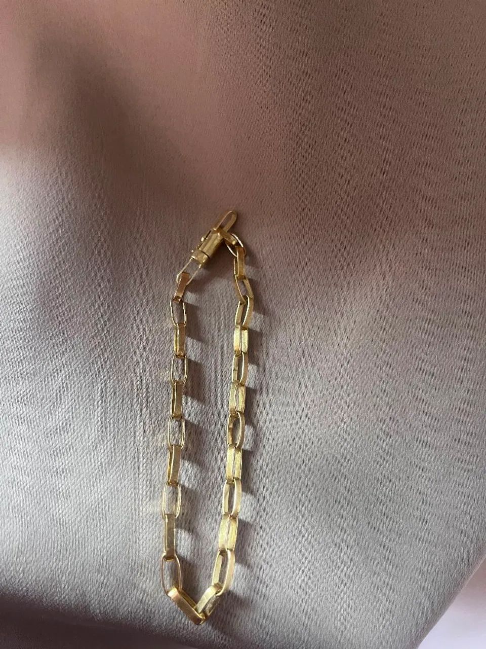 Pulseira idêntica ouro - 100% moeda antiga (Cartier - tijolinho) - Foto 4