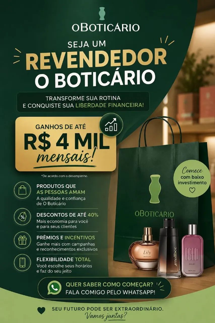 Revendedora O Boticário 
