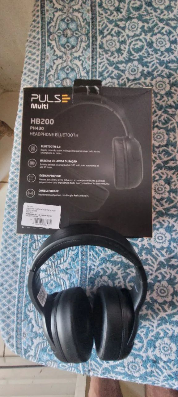 Headphone Pulse preto HB200 - Foto 2