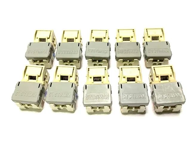 Conector Keystone Commscope Systimax Mgs400-262 Bege Original (100pçs) - Usado - Foto 2