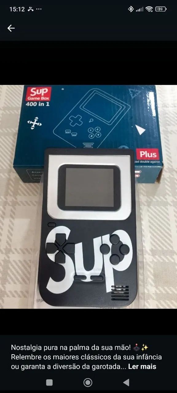 Gamer retro a pilha  - Foto 2