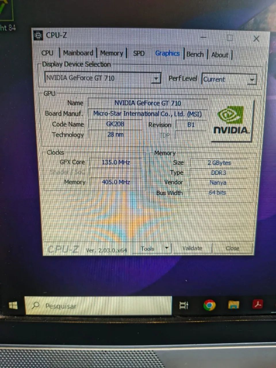 Placa de Video NVIDIA GeForce GT 710 2Gb MSI - Foto 4