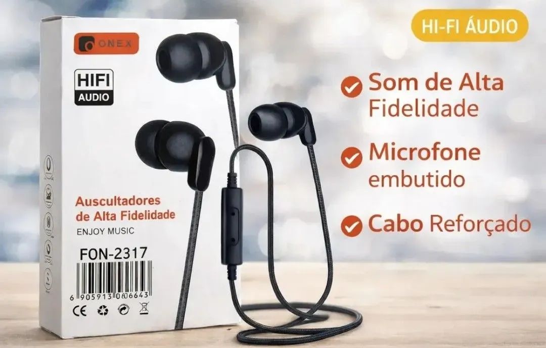 FONE DE OUVIDO TIPO-C <br> - Foto 2