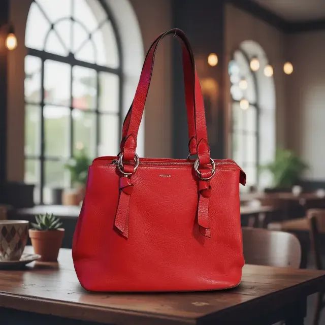 Bolsa AREZZO original em couro legítimo - Foto 2