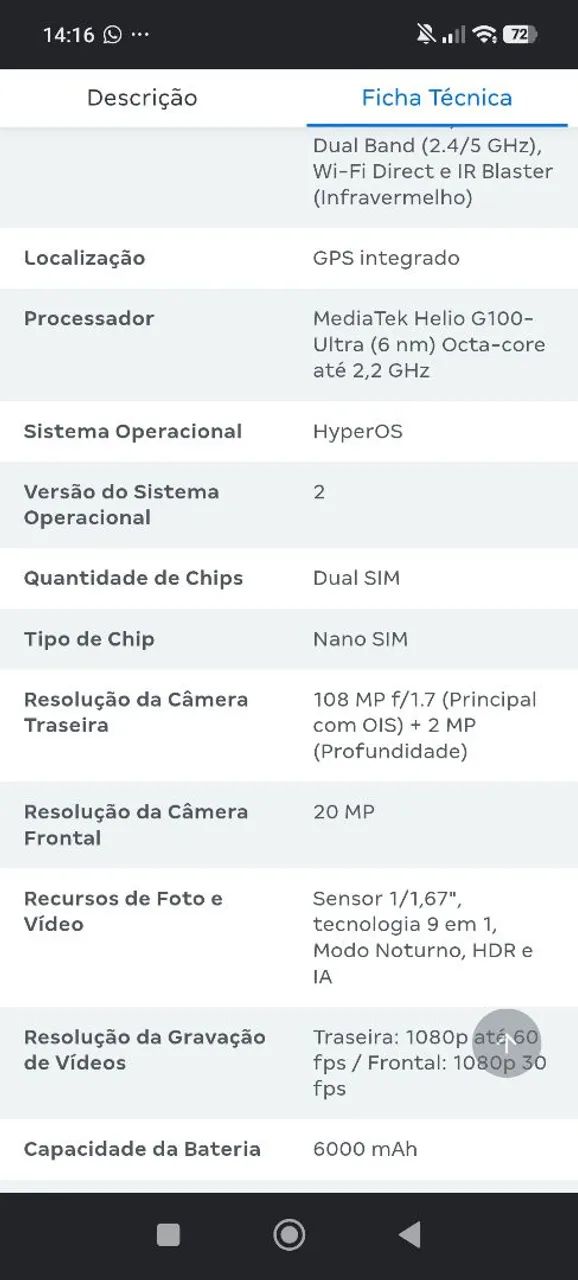 Celular redmi note 15 256 giga - Foto 3