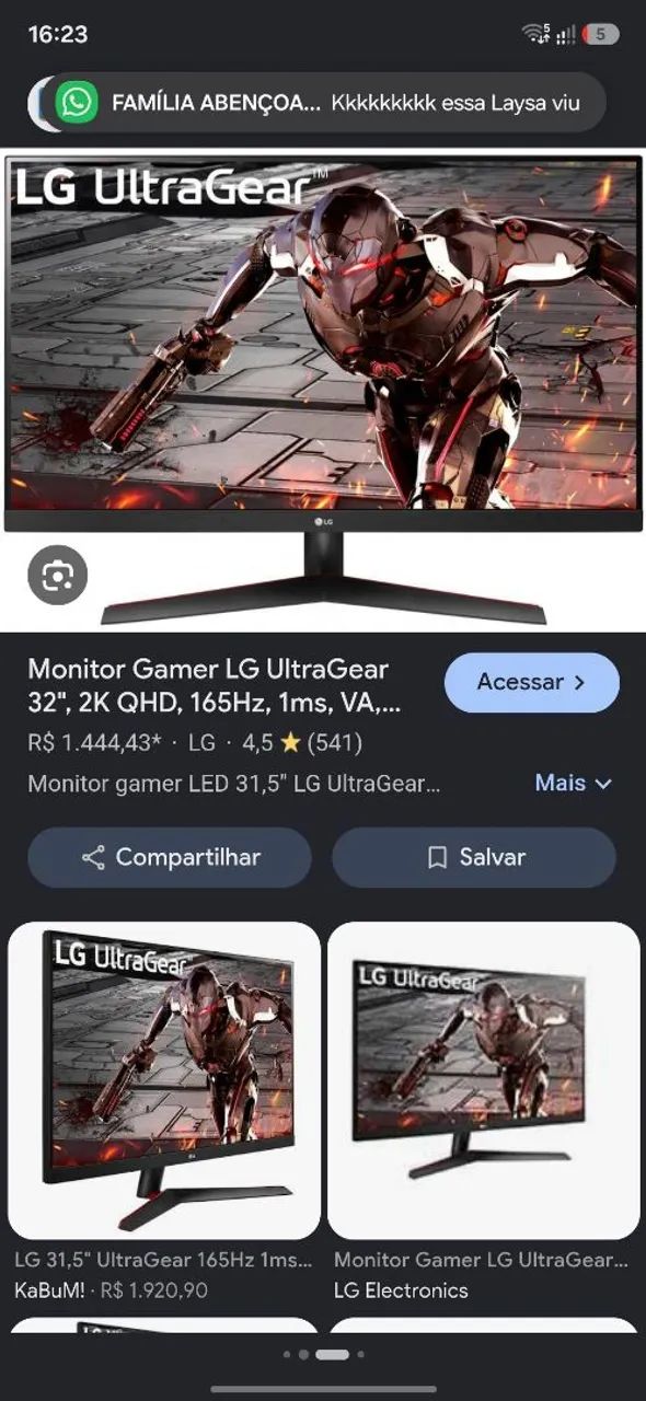 Monitor LG 32 2k