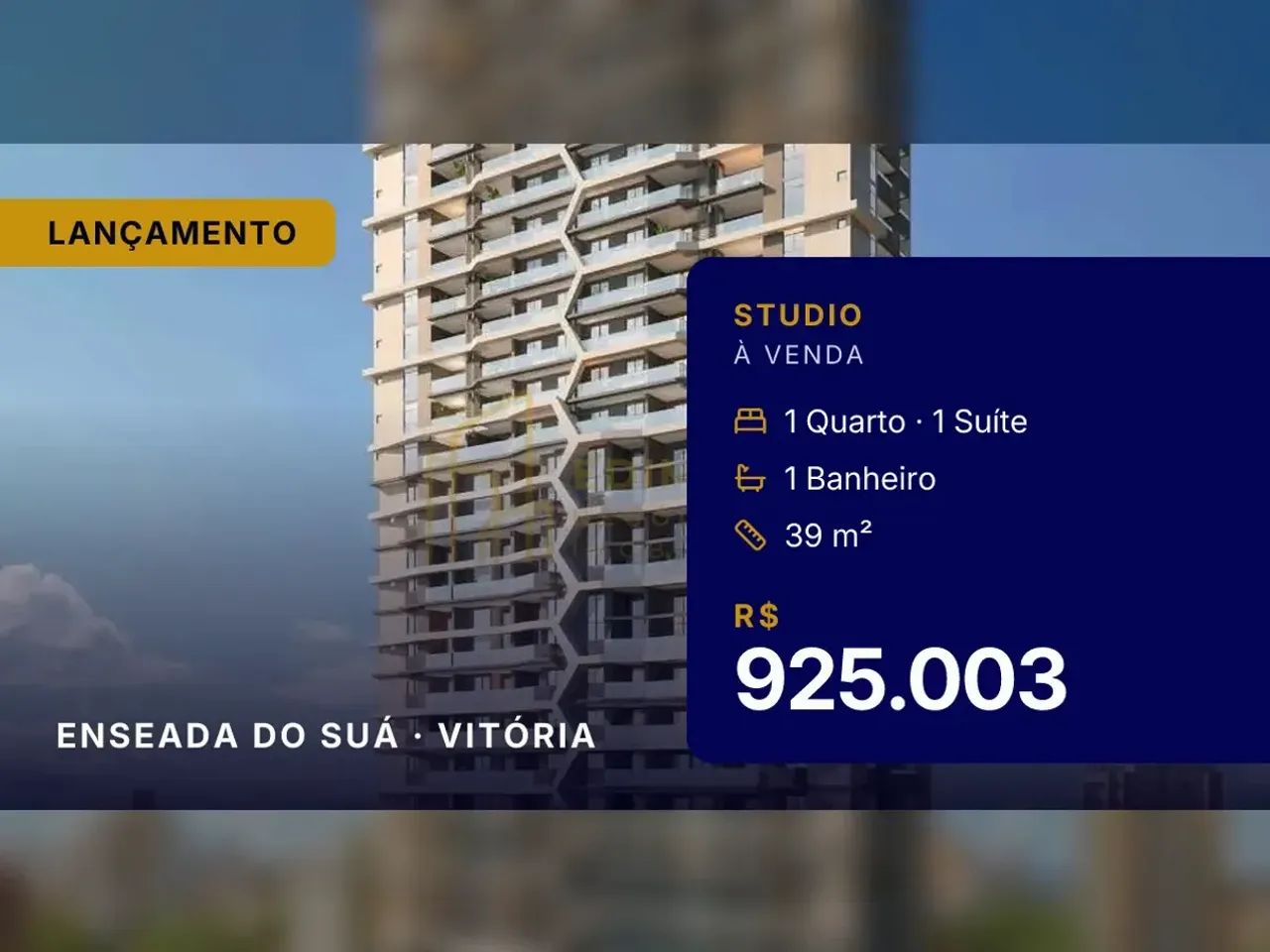 Seu Novo Lar: Studio Sofisticado em Enseada do Suá, Vitória/ES!