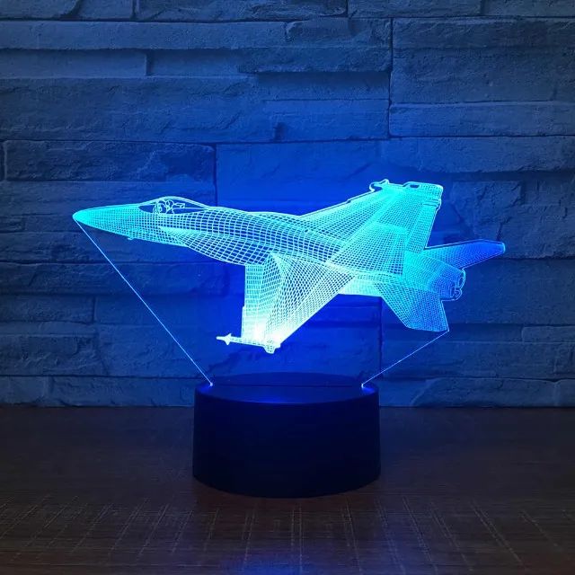 Luminária LED RGB - Acrílico  - Foto 4
