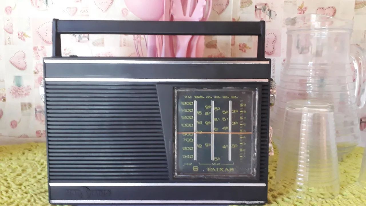 Motoradio original funcionando a pilhas 