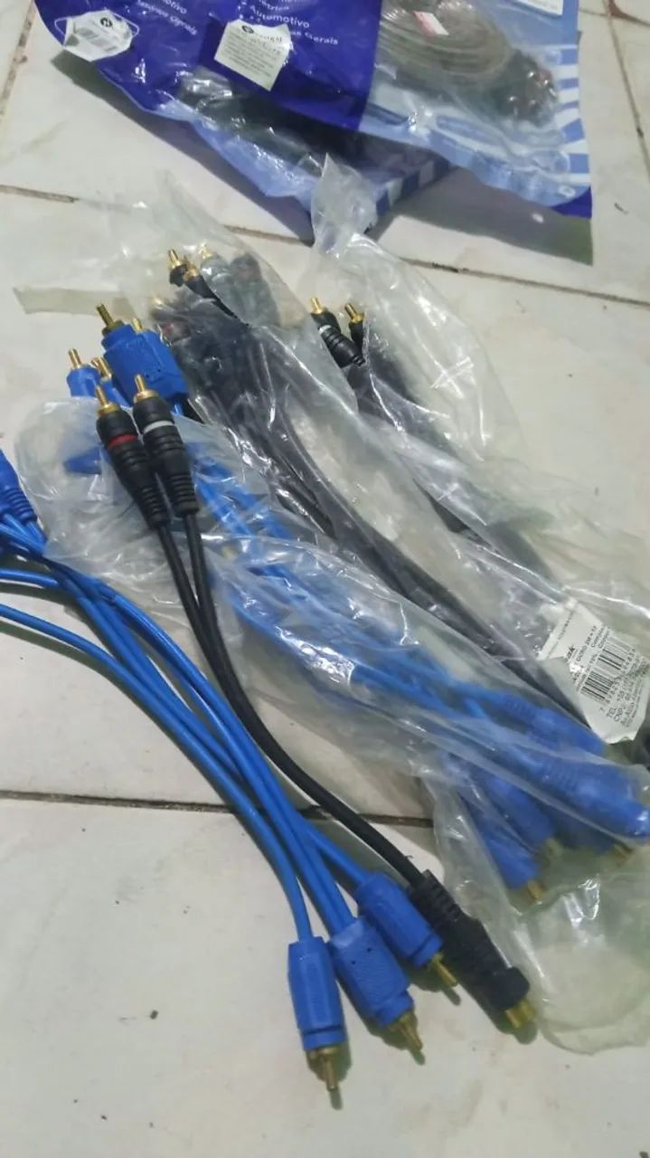 Cabos e Adaptadores RCA - Novos - Foto 2