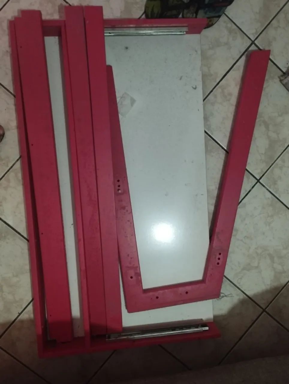 Mesa de escritório retangular