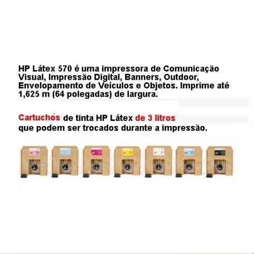 Plotter HP Latex 570 - Foto 2