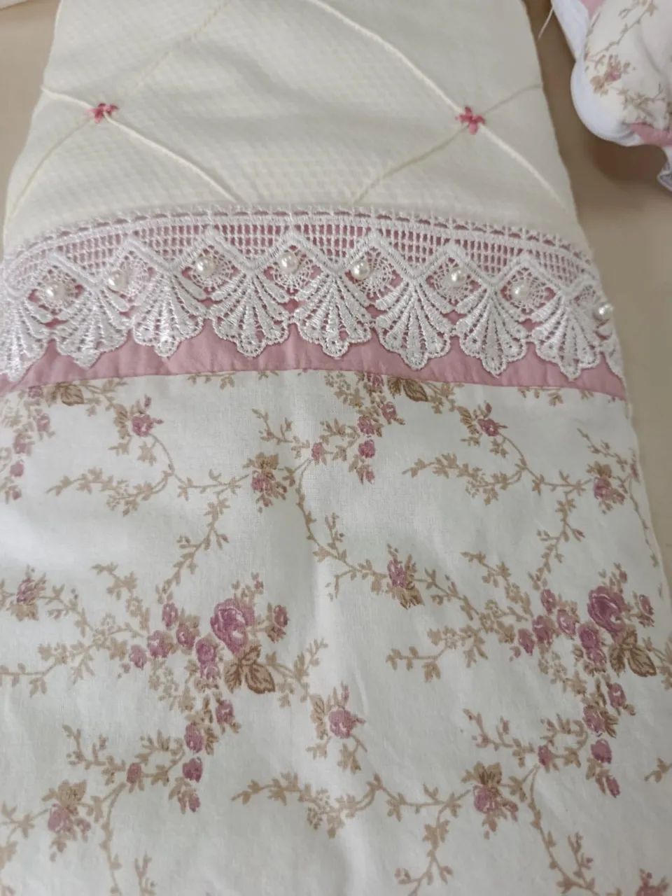 Conjunto de berço de tecido