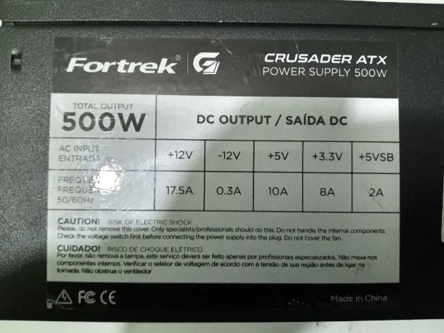 Fonte Fortrek Crusader 500W - Foto 4