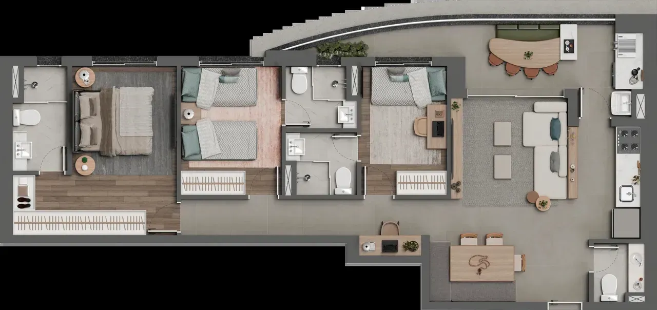PLANTA 94m²