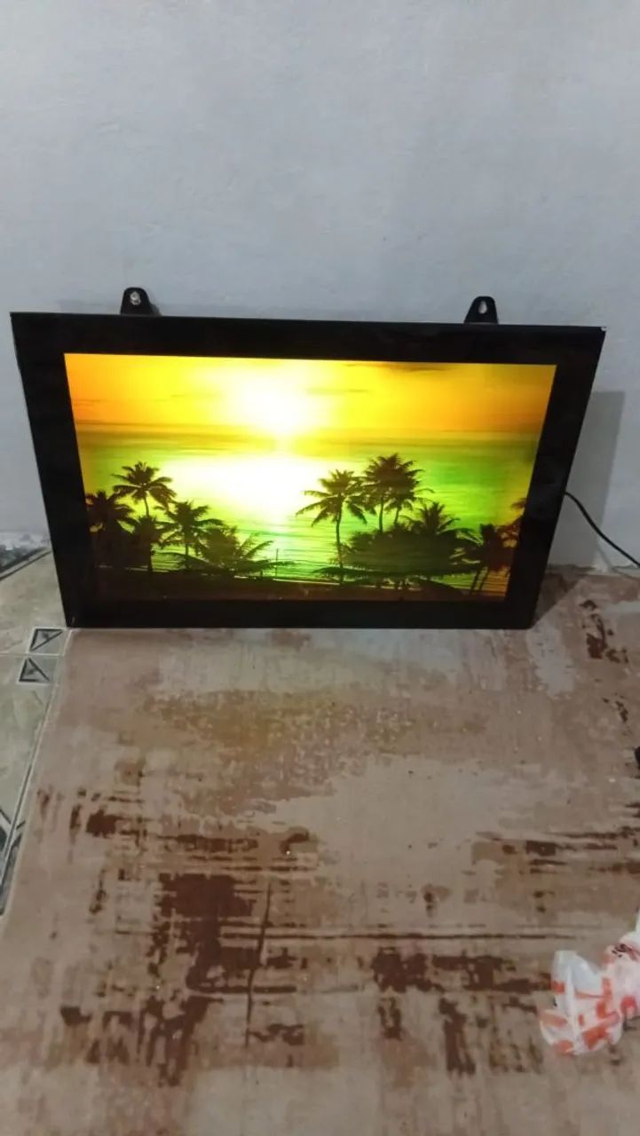 Vendo um painel luminoso, com áudio e imagem colorida - Foto 5