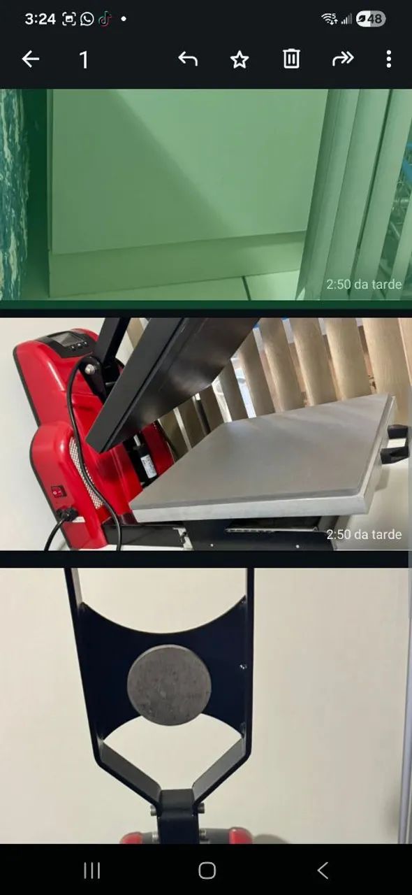 Maquina estampar de camiseta  - Foto 2