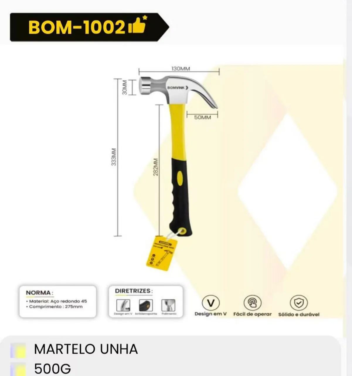 Martelo fazer entregar