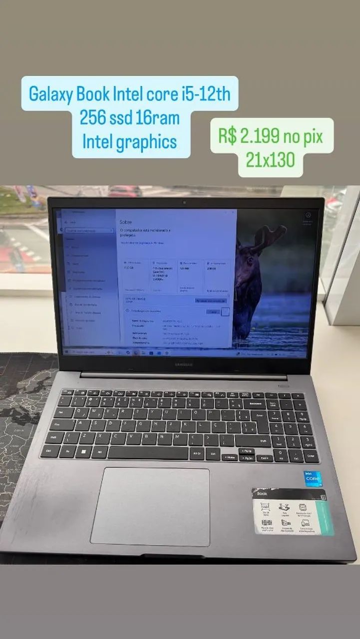 Galaxy Book i5-11 256ssd 16ram 