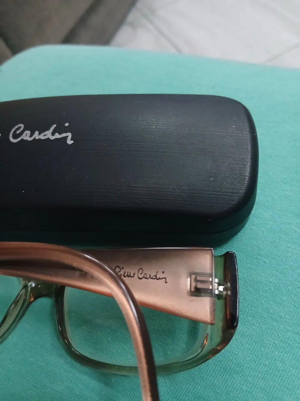 ARMAÇÃO DE ÓCULOS GRAU PIERRE CARDIN PC 6332 ORIGINAL + ESTOJO  - Foto 4