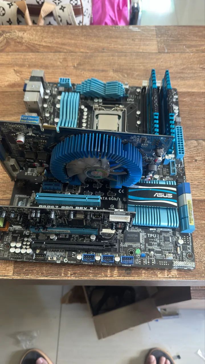 Kit, placa mae , processador, placa de video e memória. - Foto 3