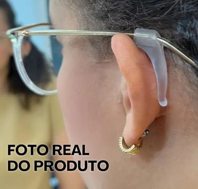 Par de trava pra óculos de silicone  - Foto 3