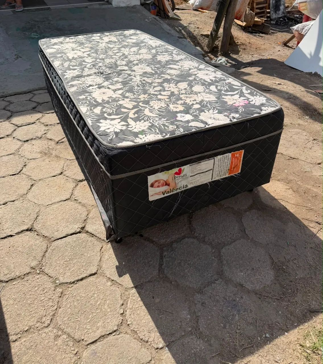 Cama box solteiro conjugada 