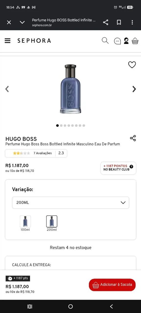 Perfume Hugo boss infinite 200ml original  - Foto 3
