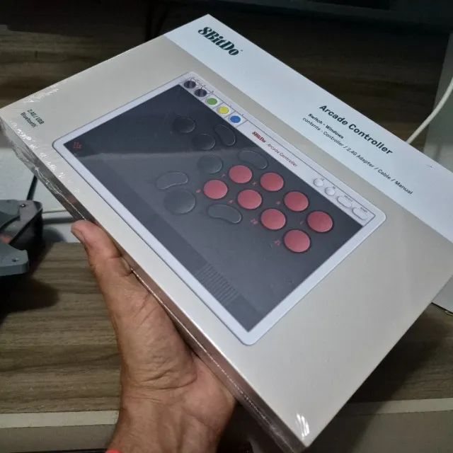 Controle Arcade Sem Fio 8BitDo All-Button para Switch 1/2 e Windows - Foto 4