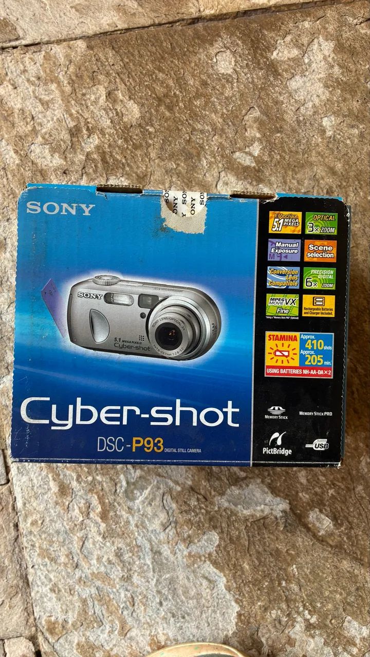 Câmera Digital Sony Cyber-shot 5.1MP - Completa e Funcionando Perfeitamente! - Foto 2