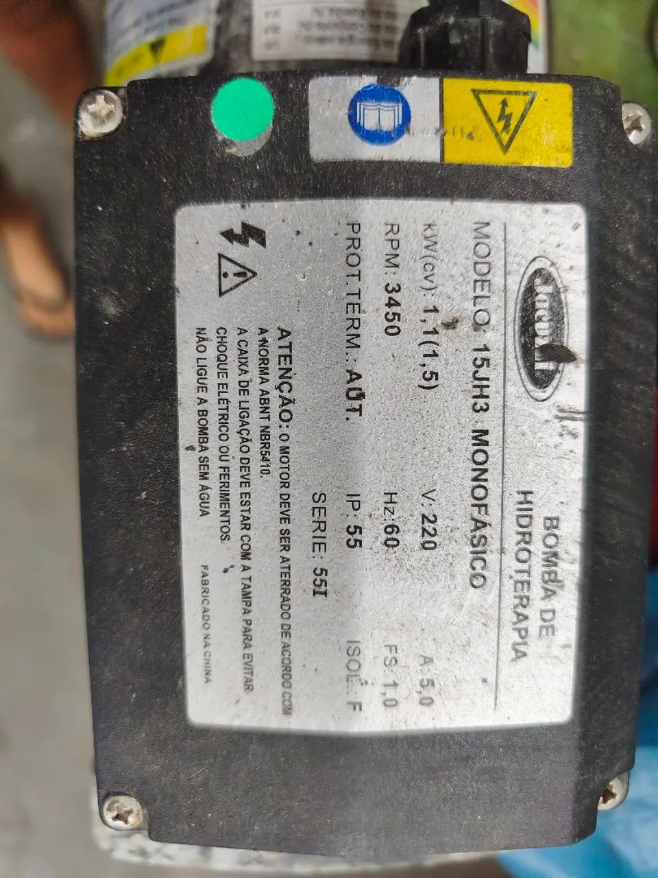 Bomba d'água, motor e  peças  - Foto 2